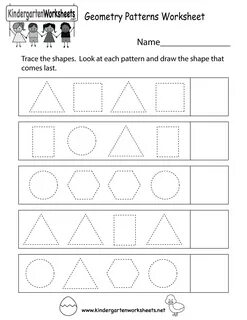 Kindergarten worksheets