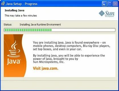Установить окружение java jre