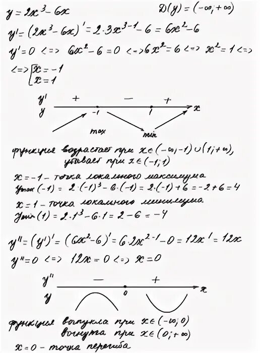 Найди точки экстремума и интервалы монотонности функции. Интервалы монотонности и точки экстремума. найти интервалы монотонности и точки экстремума функции f(x)= 1 𝑥 + 𝑥 3 3.