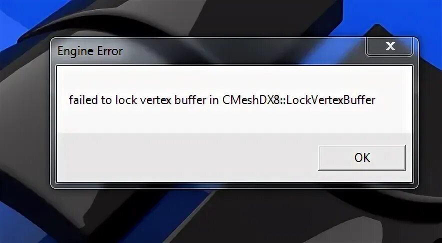 Failed to lock vertex buffer in cmeshdx8 lockvertexbuffer как исправить. Кс го fail error. Failure to initialize. Failed to lock buffer. Another instance is already running.