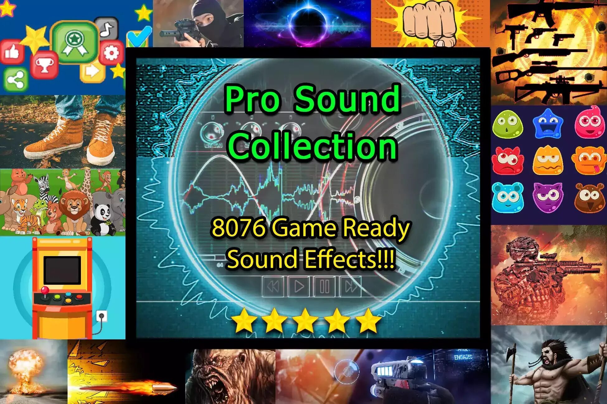 Sound collection. Game Sound Effects. SFX Sound Effects. Sound Pro. Игра голосом играть.