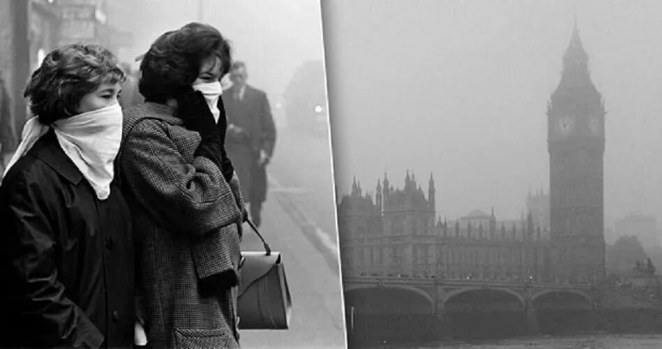 Лондонский смог возникает при туманной завесе. Великий туман в лондоне 1952. смог в лондоне 1952. великий лондонский смог. «великого лондонского тумана.