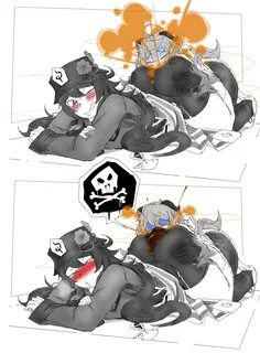 lazei, ass on face, blushes, booty shorts, disgusted, fart, fart cloud, far...