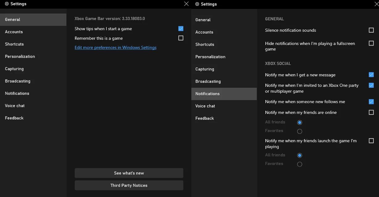 Как отключить game bar в windows 10. Settings game bar. game bar windows 10. notification settings windows 10. notification bar windows 10.