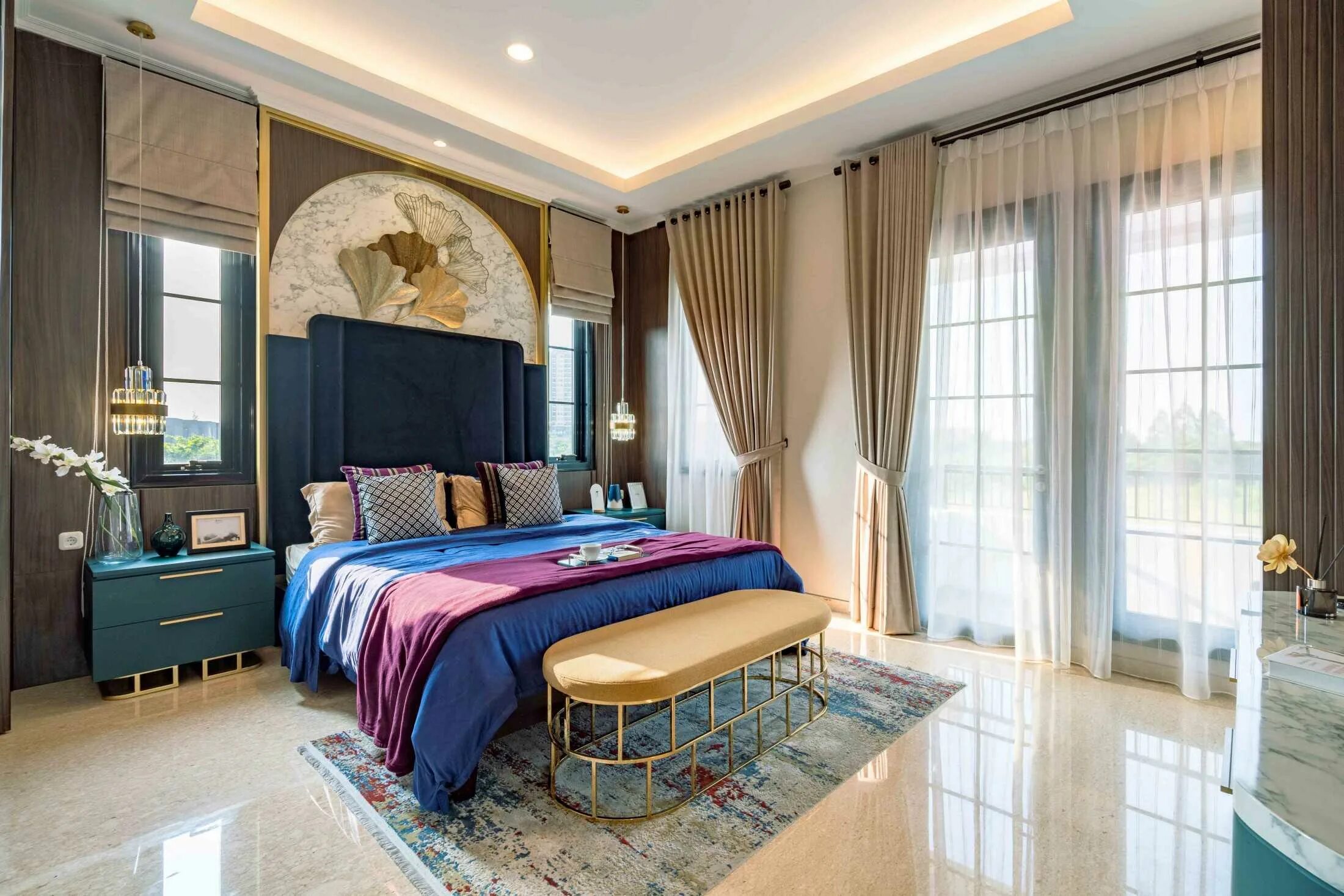 Premium room. Премиум спальня. meros premium residence.