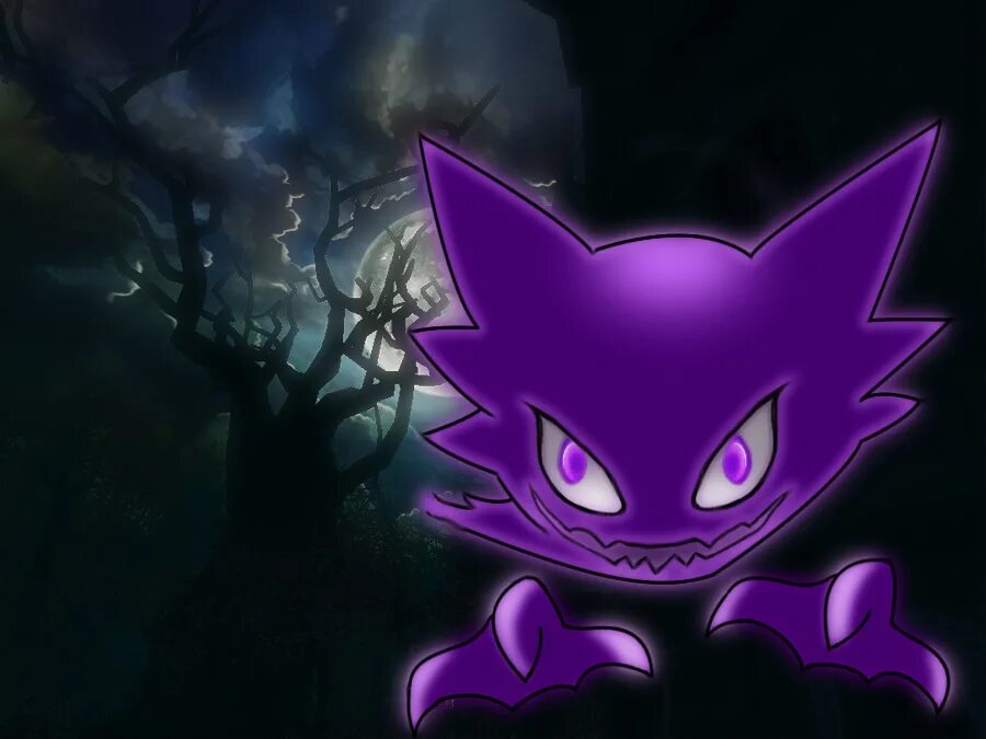 Haunter pokemon. Генгар эша. Хонтер покемон. Хонтер покемон арт. Покемон генгар.