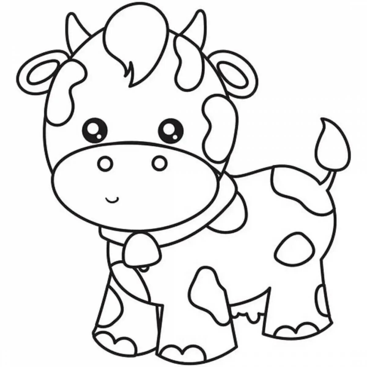 Раскраски для детей 3 года коровы. Раскраска корова. Корова раскраска для малышей. Коровка раскраска для детей. Детская раскраска корова.
