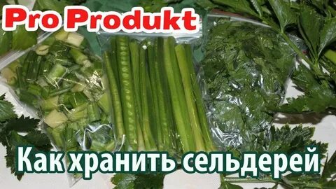 Как правильно заморозить сельдерей