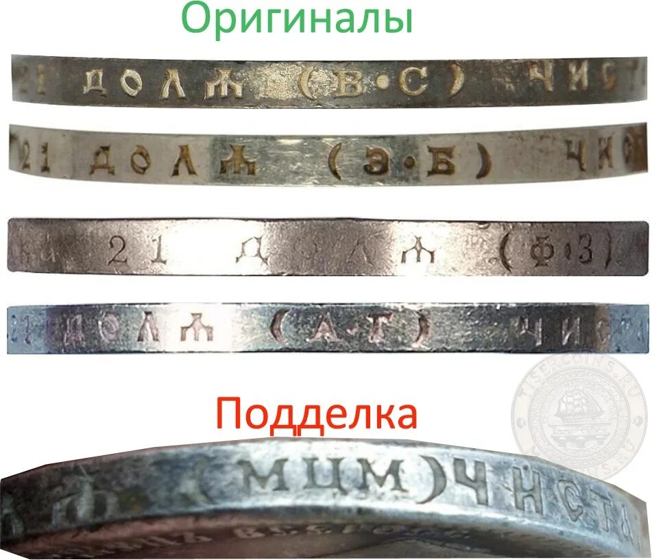 МЦМ на гурте монеты Николая 2. Рубль 1905 МЦМ на гурте. Надпись на гурте монеты.