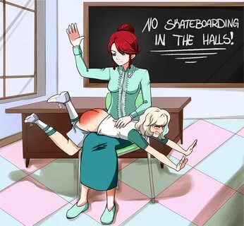 Animated spanking art