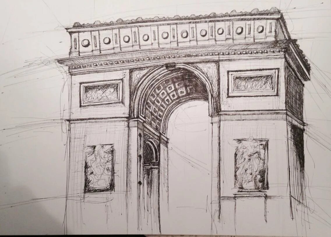 Арка нарисовать. Триумфальная арка Париж скетч. Триумфальная арка Курск. Ампир Триумфальная арка нарисовать. Триумфальная арка Париж рисунок.