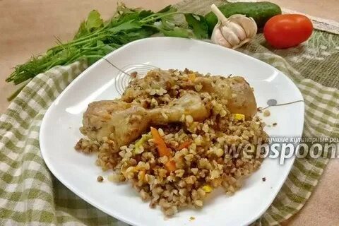 Курица на второе с гречкой