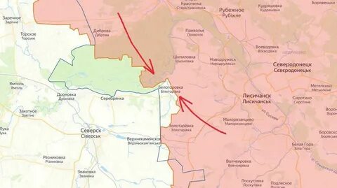 Белогоровка луганская на карте украины