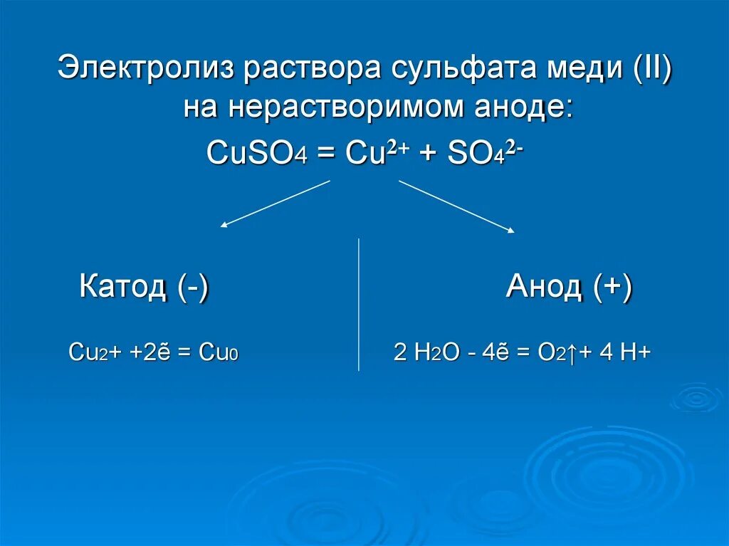 Электролиз раствора сульфата меди 2. Электролиз сульфата меди что на аноде и катоде. Электролиз водного раствора сульфата меди 2. Суммарное уравнение электролиза сульфата меди. Электролиз нитрата меди реакция