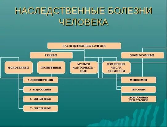 Классификация наследственных. Классификация наследственных