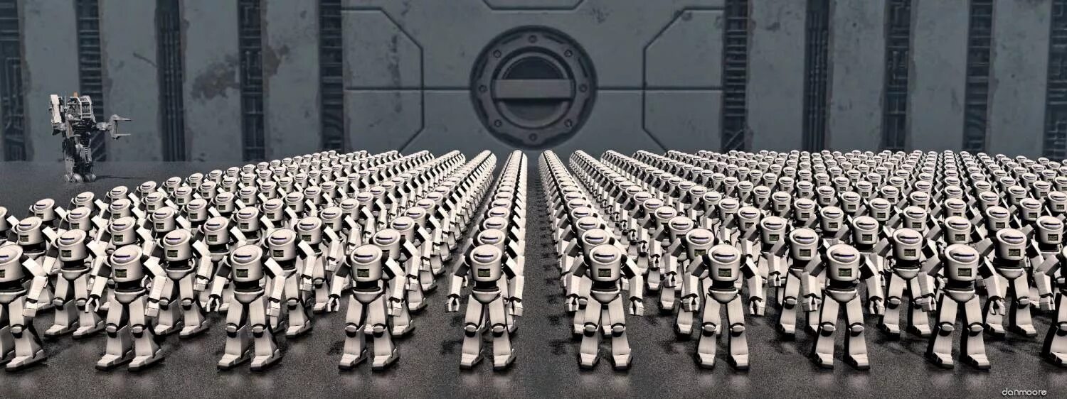 Человек управляет роботом. Роботы будущего. Биоробот софия. Робот с искусственным интеллектом. Много роботов.