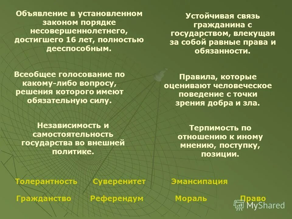 Объявление в установленном законом порядке несовершеннолетнего. Права и обязанности несовершеннолетних. Объявление в установленном законом порядке несовершеннолетнего. Условия эмансипации несовершеннолетних. Эмансипация.