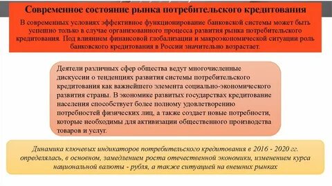 Система потребительского кредитования