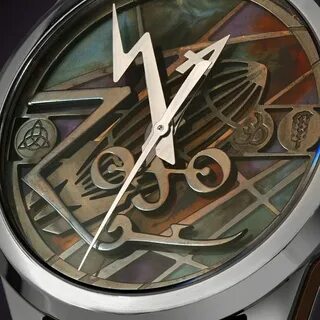 ArtyA & Kerbedanz Led Zeppelin watch with ZoSo symbol 