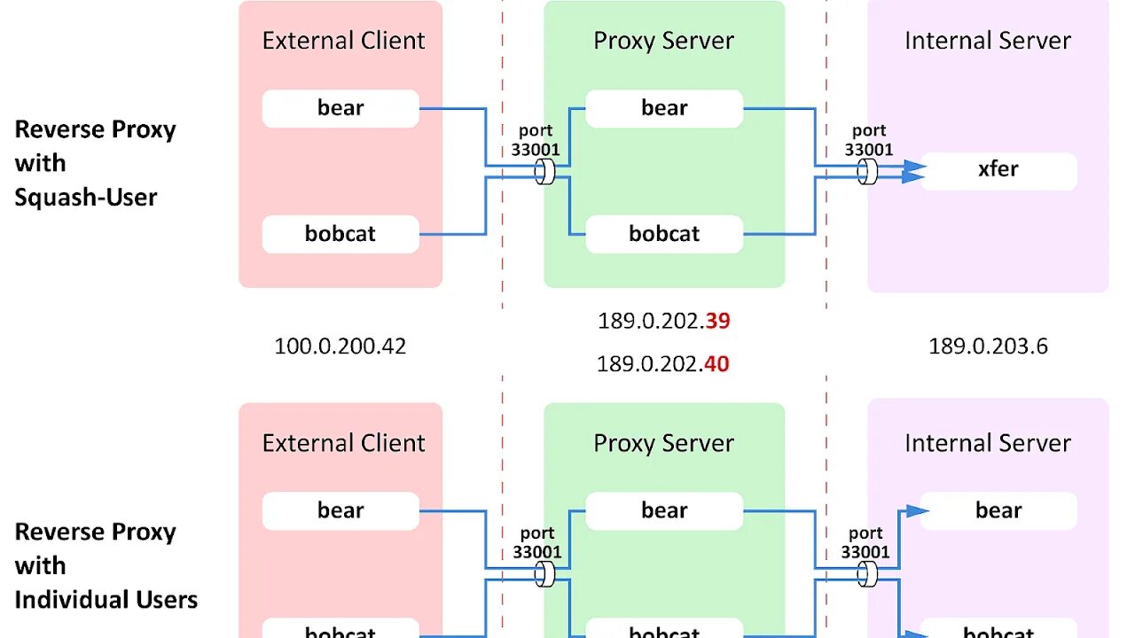 Reverse proxy fails