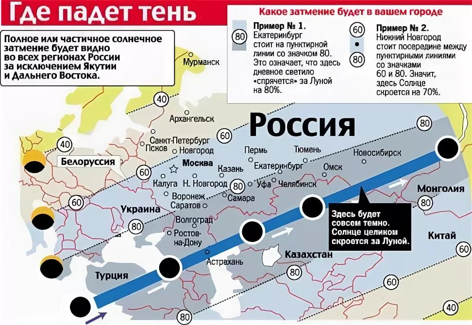 Куда пала. Полное солнечное затмение в России. Когда будет полное солнечное затмение в России. Карта солнечного затмения. Солнечное затмение 2006 года в России.