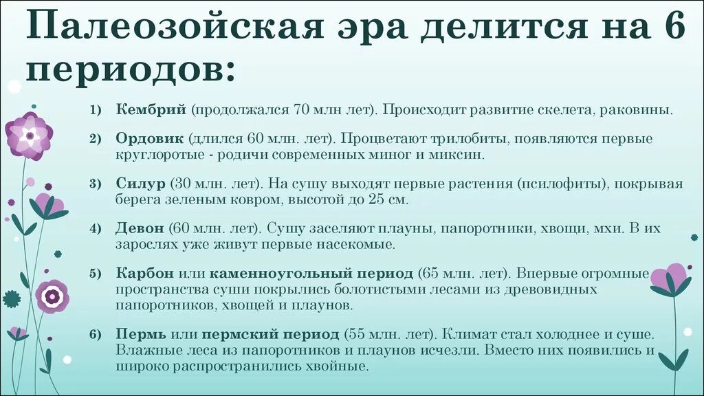 Палеозой кратко. Перуды Палео зойской эры. Периоды палкозольсокй эры. Периоды археощойско эры. Периоды палиозойской веры.