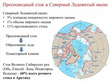 Соленость северо ледовитого океана