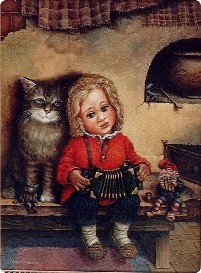 Домовой и дети. Сказочный дрёма. Домовой иллюстрации. Домовой и дети. Ребенок фотограф.