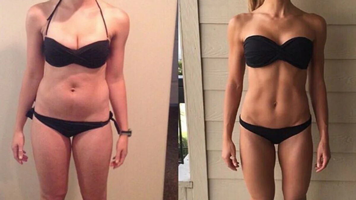 She wants to some weight. 140 lbs. 145 lbs. same weight different body.