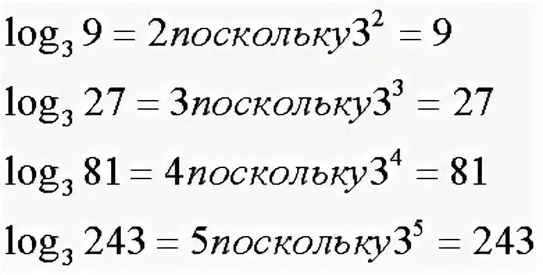 Логарифм 9