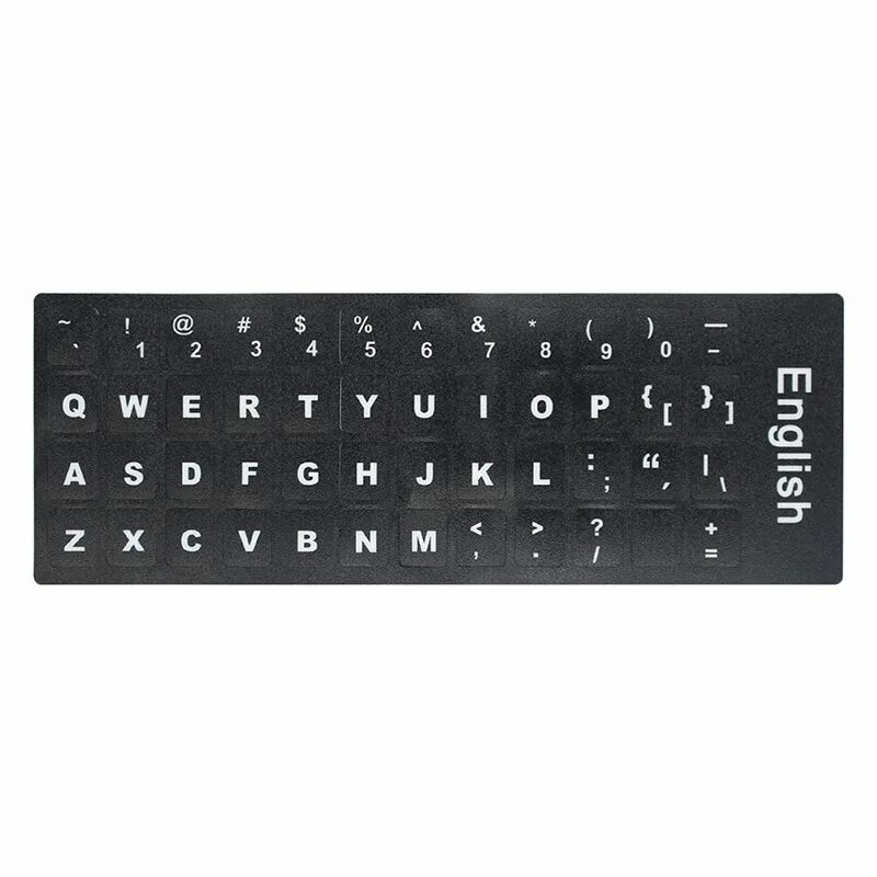 Наклейка клавиатура для ноутбука GPD 7x7 mm. Наклейка на черную клавиатуру (en)(ru)(en) | лппро1607. Наклейки намклавитуру. Силиконовые наклейки на клавиатуру.