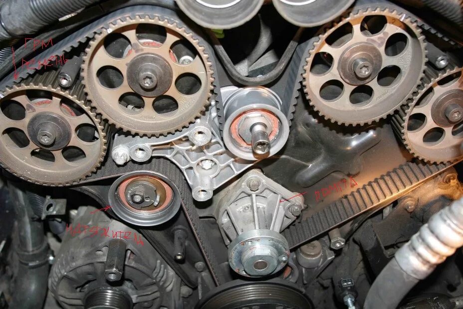 Двигатель внутреннего сгорания v6. Цепь грм ауди а6 с7. Грм v6. Audi 2. 6vd1 dohc ремень грм.