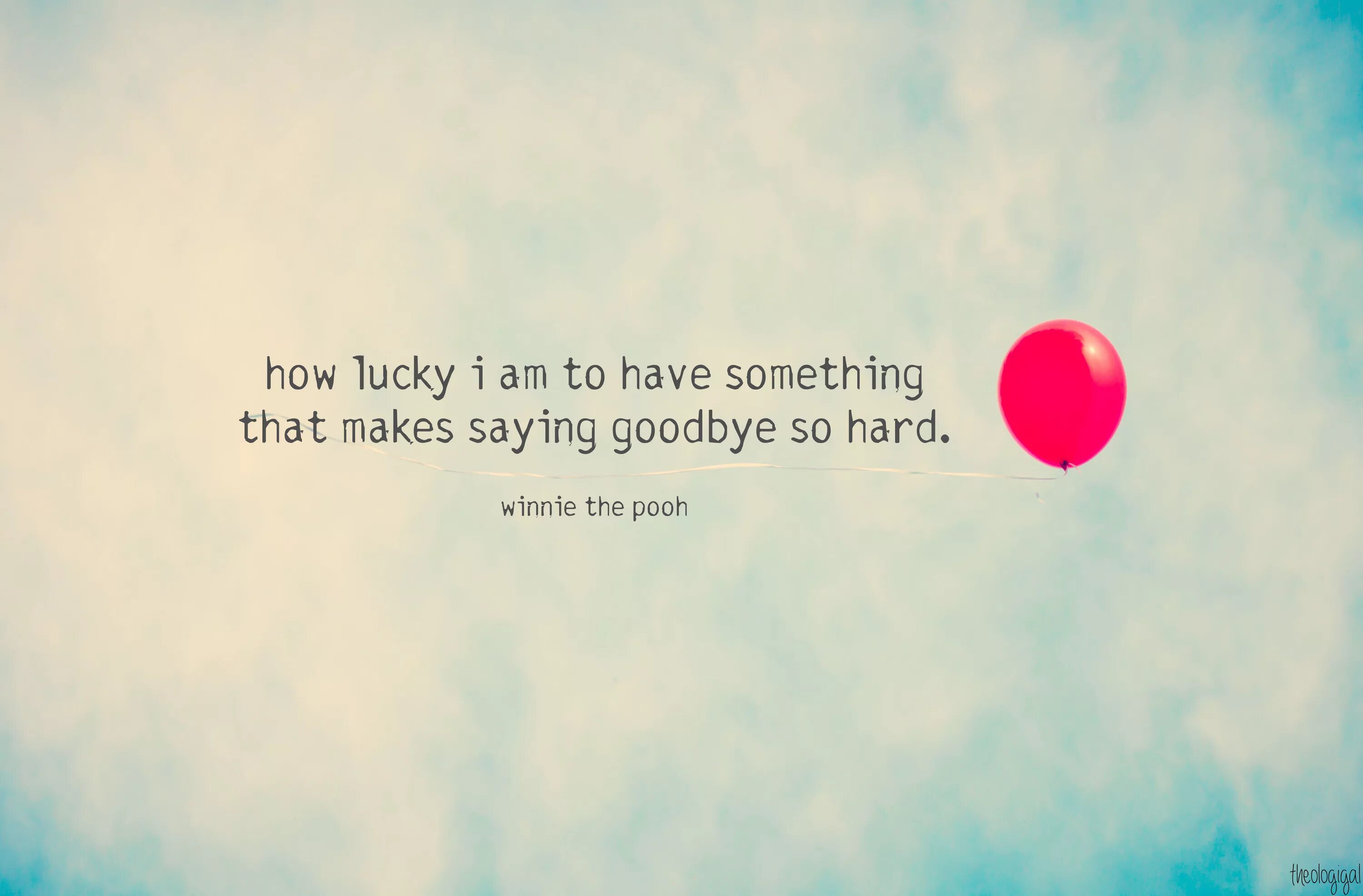 Saying Goodbye. Saying Goodbye is hard... So Goodbye. Have something.