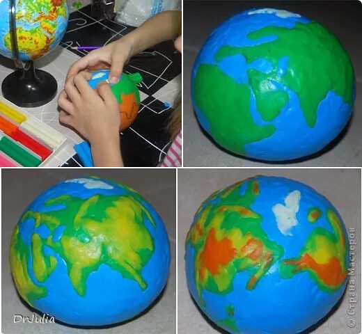 Из чего можно сделать шар землю. Макет земли. Земля из пластилина. Модель глобуса земли из пластилина. Макет планеты земля из пластилина.