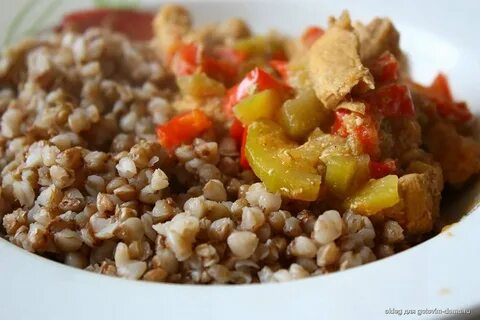 Рецепт гречка с овощами без мяса