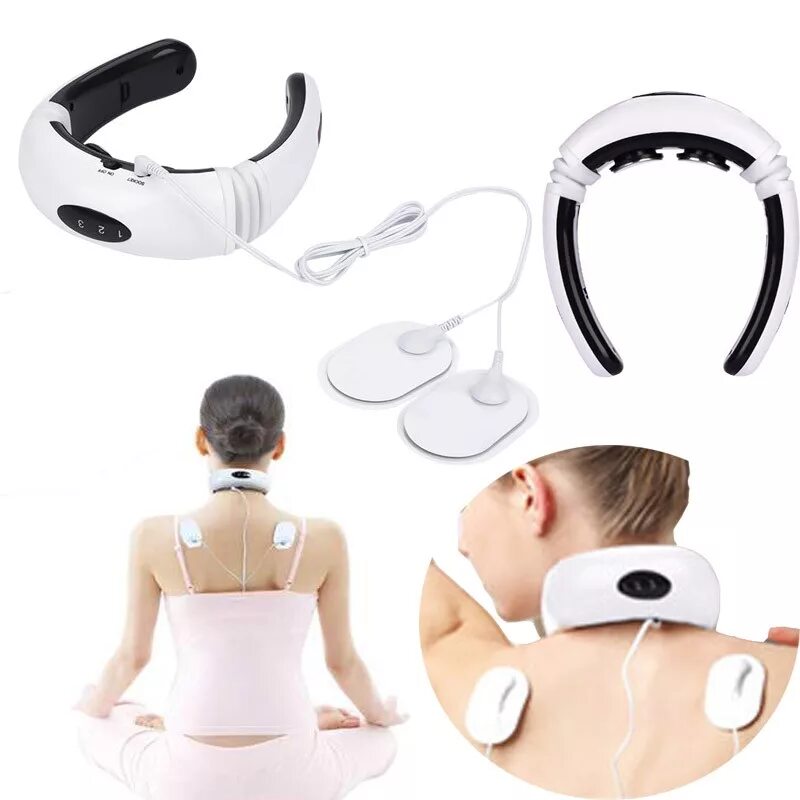 Микротоковый массажер для шеи. Массажер neck massager kl 5830. Беспроводной массажер для шеи. Массажер для шеи профессиональный. Массажер для шеи электрический микротоковый.