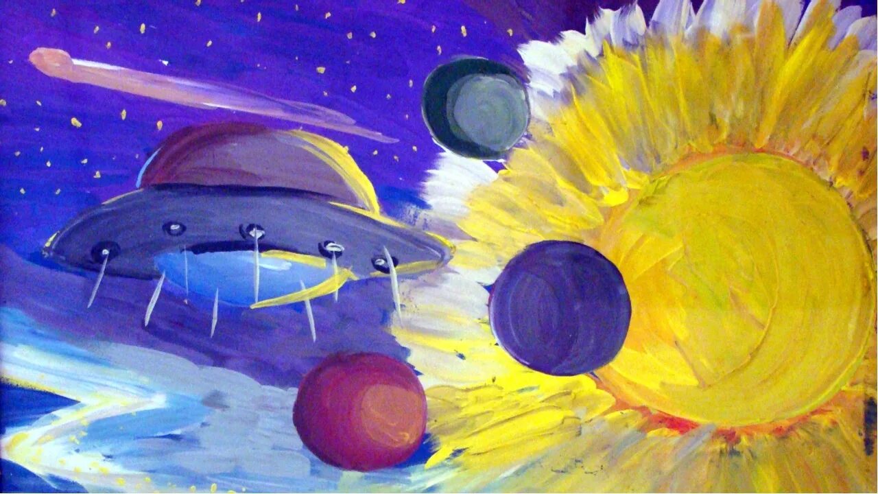 Рисунок на тему космос. Рисунок на тему космос. Рисунок на космическую тему. Рисование для малышей космос. Рисование с детьми на тему космос.
