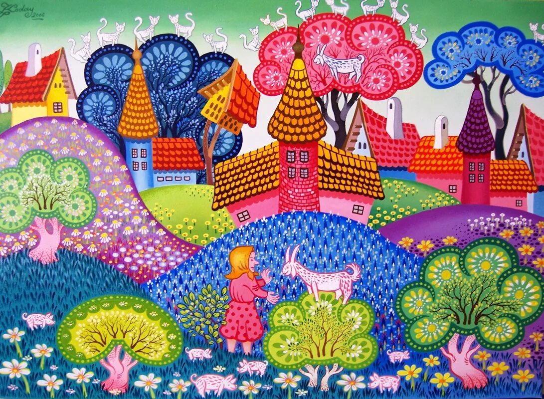 сказочные картины ласло кодай. винтер сноумен винтер. керамический петух. ольга колыхалова (olika). переходи в мотив картинки.