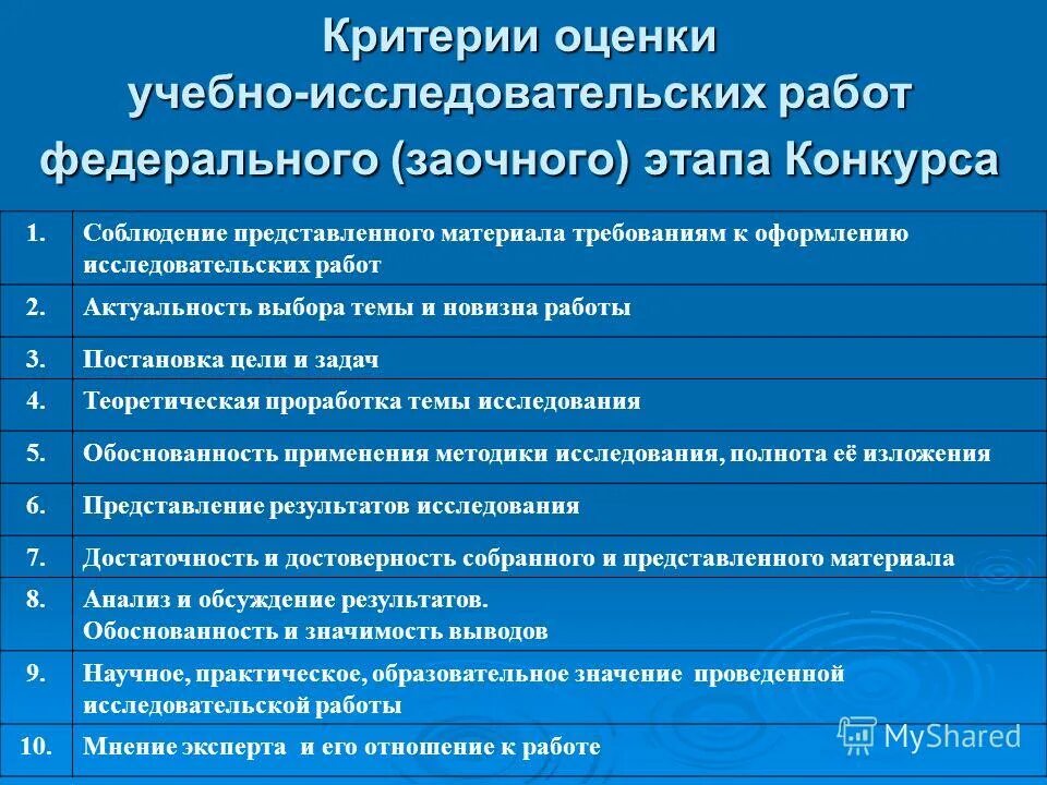 Оценка результатов в проекте