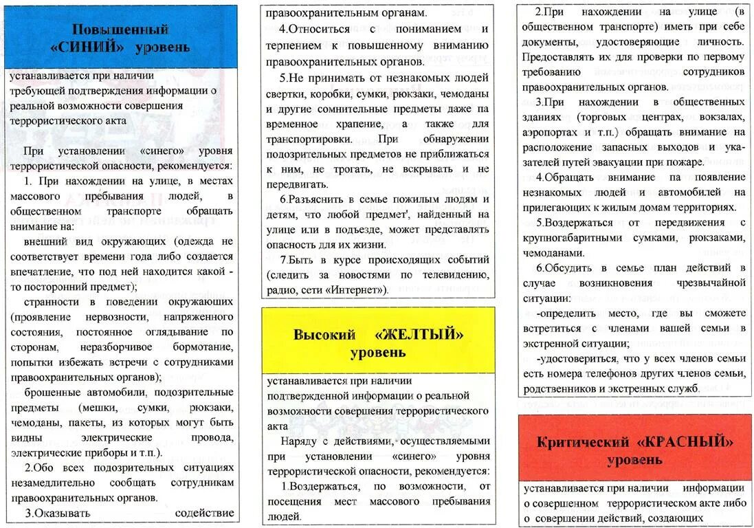 Ответы на тесты террористические акты. Повышенный уровень террористической опасности. План при установлении уровней террористической опасности. План действий при установлении уровней террористической. Приказ об установлении уровней террористической опасности в ДОУ.