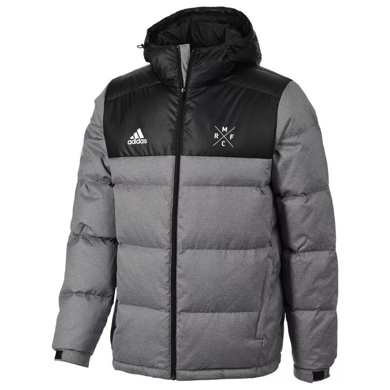 Авито куртка адидас. Adidas real Madrid пуховик. Куртка adidas RMFC. Пуховик adidas x51375. Куртка адидас мужская пуховик Реал Мадрид.