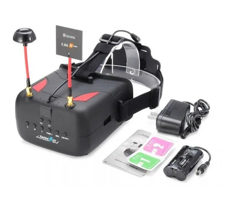 Eachine VR d2 Pro. Шлем ФПВ VR d2 Pro. Eachine VR d2. FPV Eachine VR.