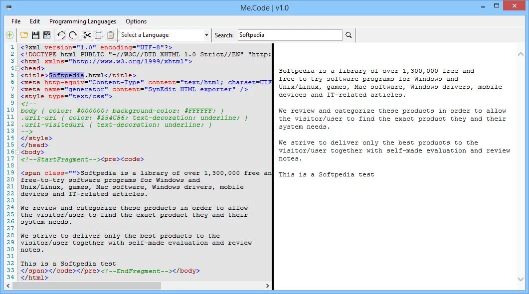 Code span