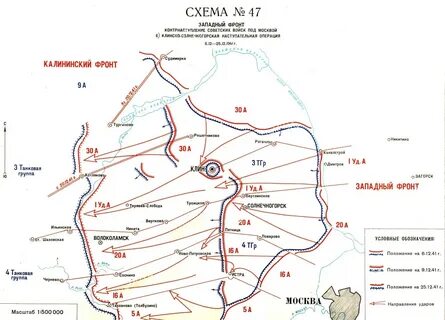 Наступательная операция на москву