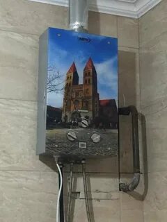 Газовая колонка горячая