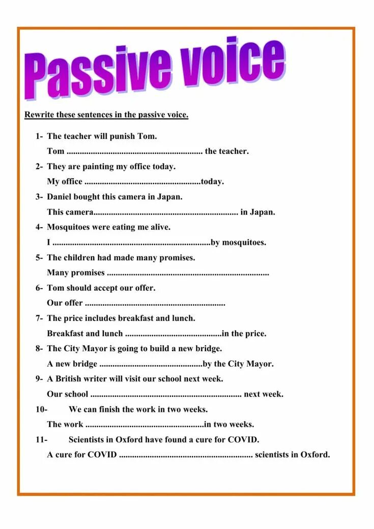 Present Passive в английском языке Worksheets. Пассивный залог Worksheets. Пасивнвц залог Worksheet. ESL Passive Voice упражнения. Passive voice intermediate