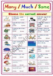 Tasks with much many some