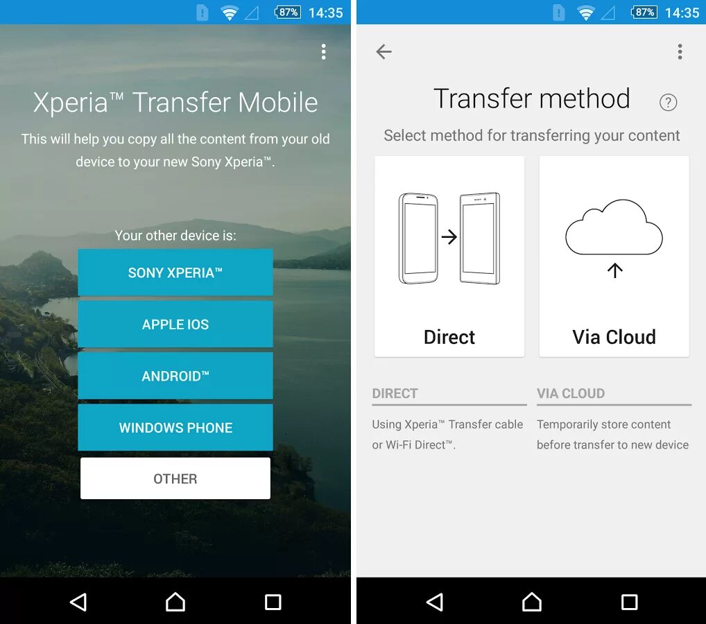 Как перенести все на новый андроид. Xperia transfer mobile. Перенос данных с телефона сони на телефон сони. Перенести контакты с сони на сони. Перенос данных с Sony Xperia 3 на Realme.