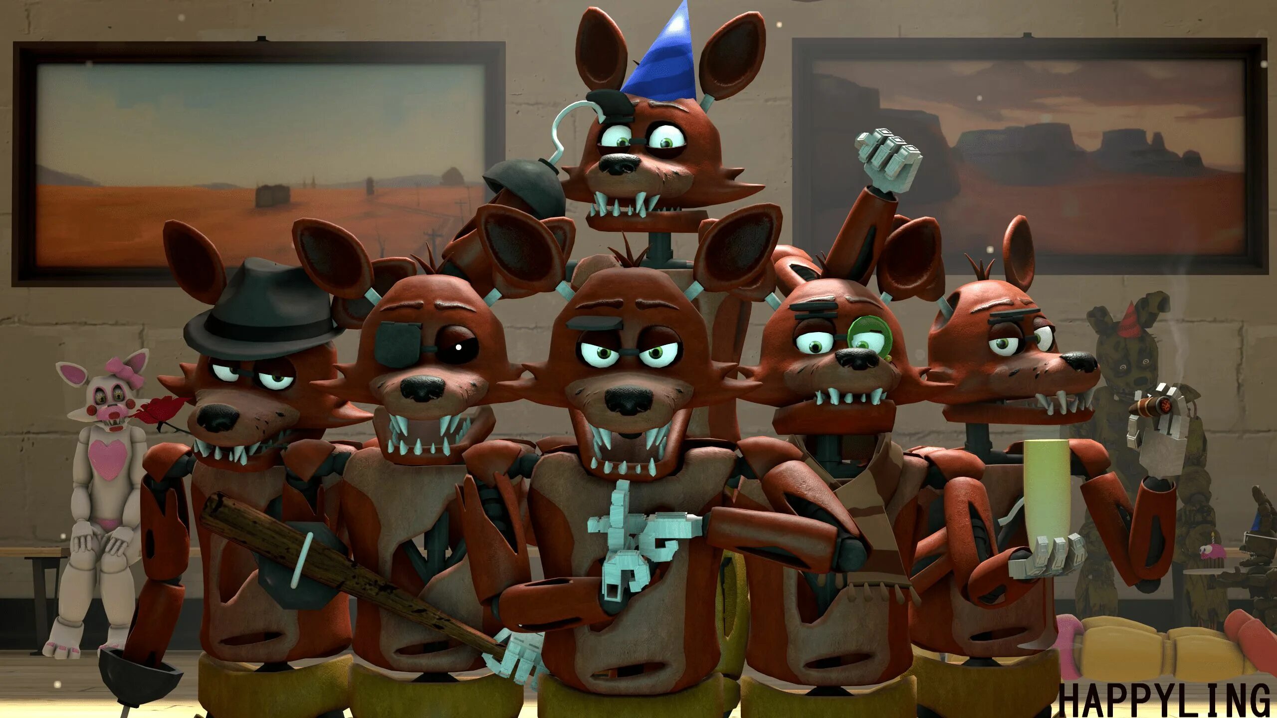 Фредди бонни и чика. Игра five nights at freddy's security breach. Демон спринг бонни. Аниматроники файв найтс фредди. Аниматроники фнаф 9.