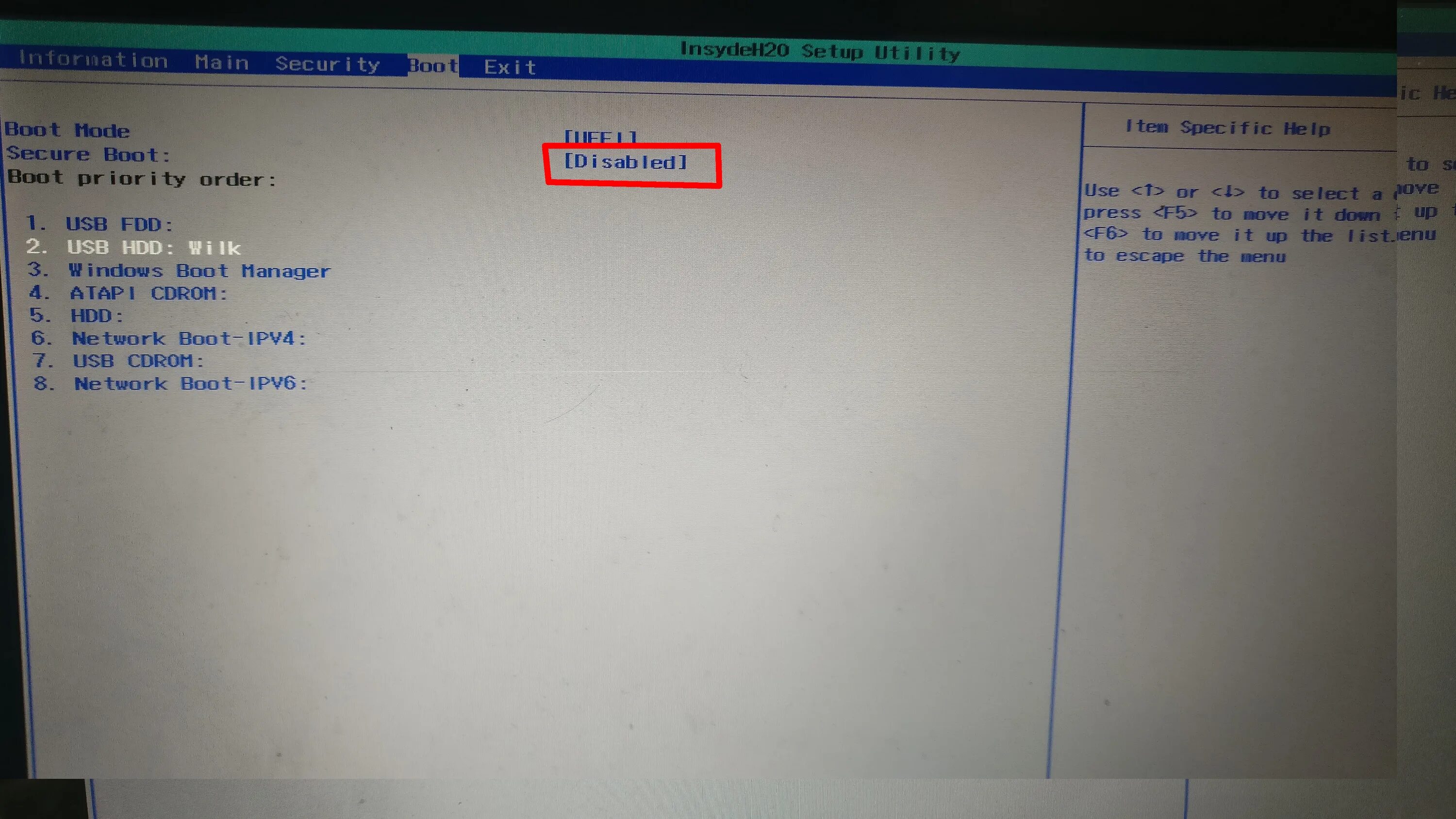 Uefi не видит жесткий